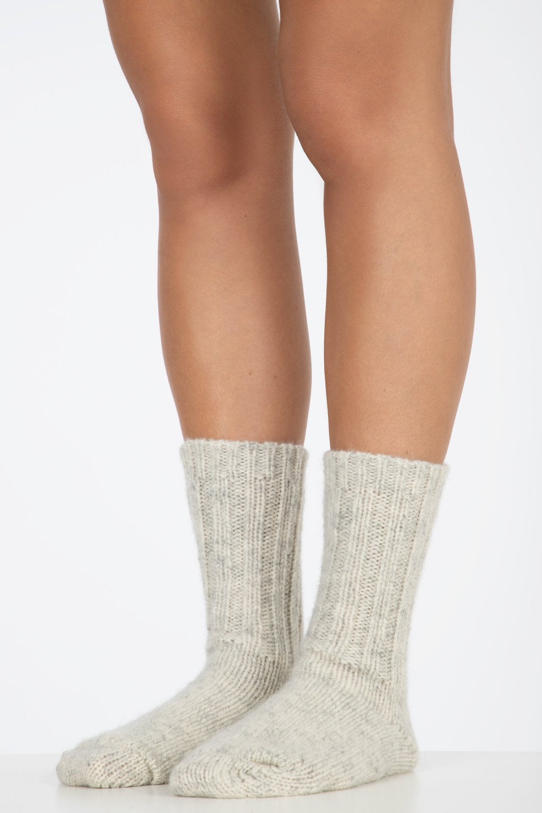 1-Pack Raggsokker - sokker for dame - Grå - Famme