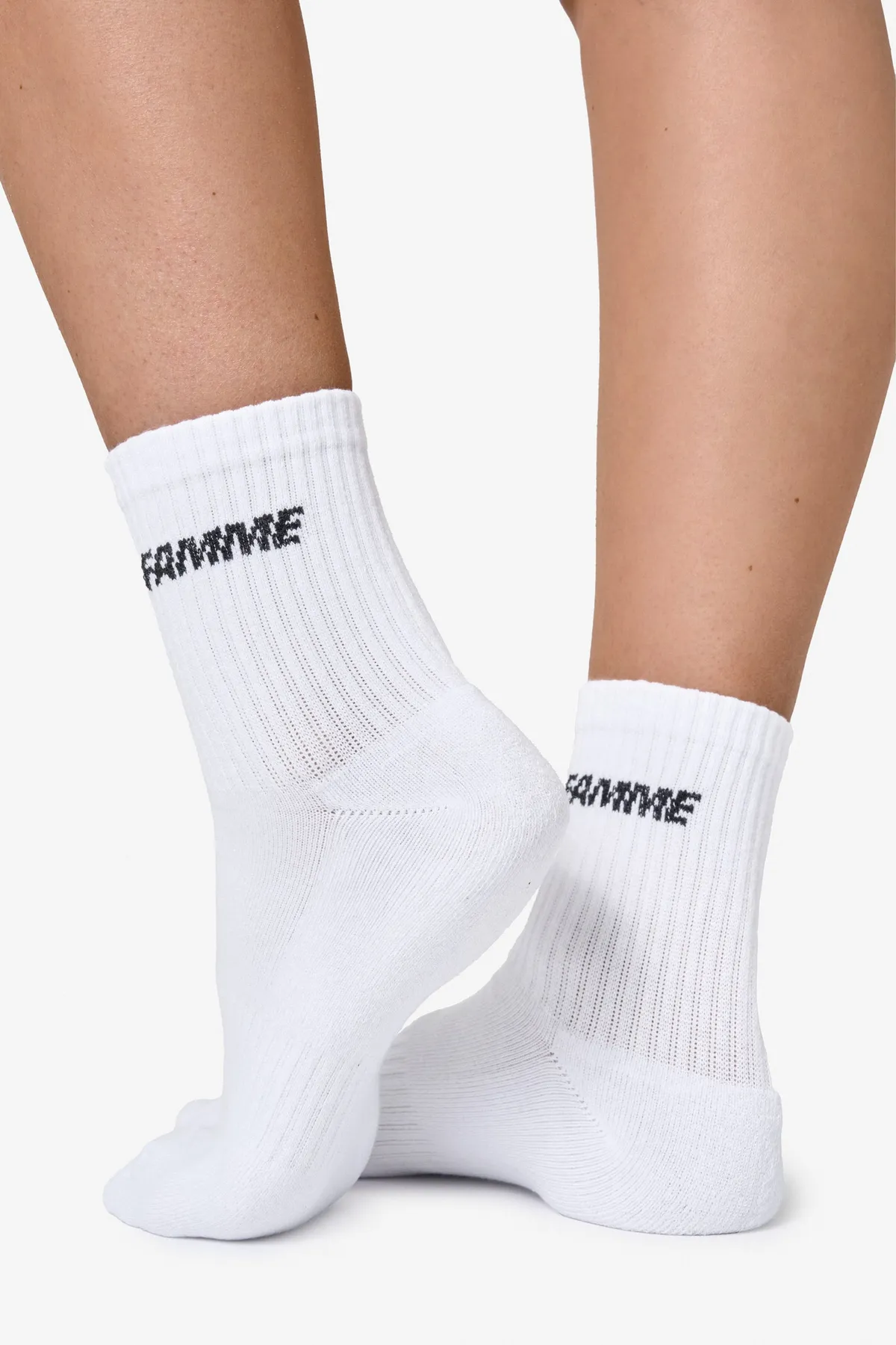 Hvite Sky Knit tennissokker